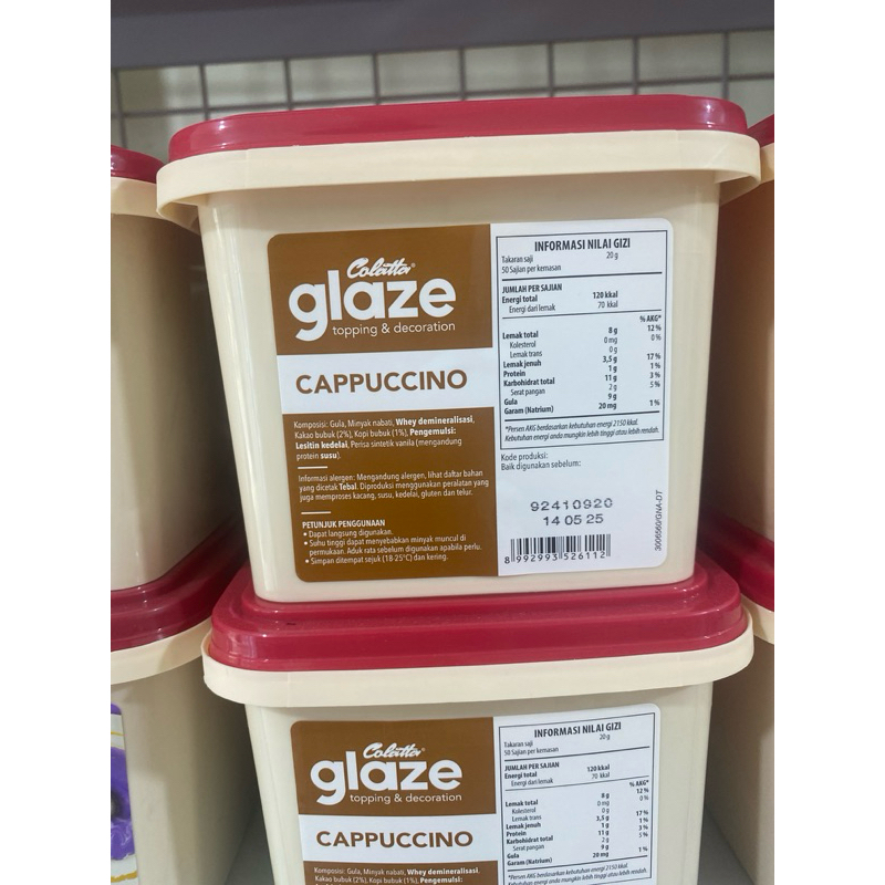 

colatta glaze cappucino 1kg