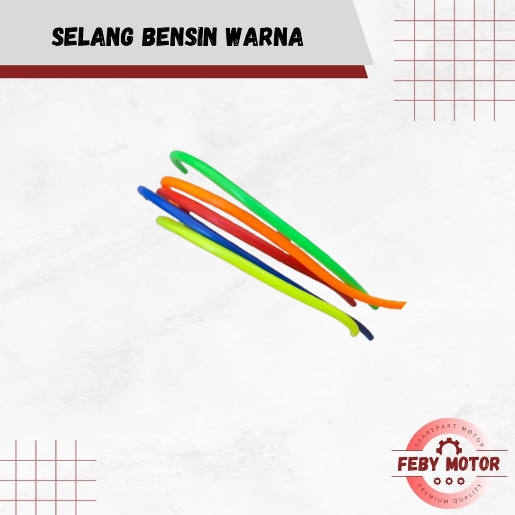 SELANG BENSIN WARNA || SELANG BENSIN WARNA UNIVERSAL  BIJIAN UNTUK SEMUA MOTOR
