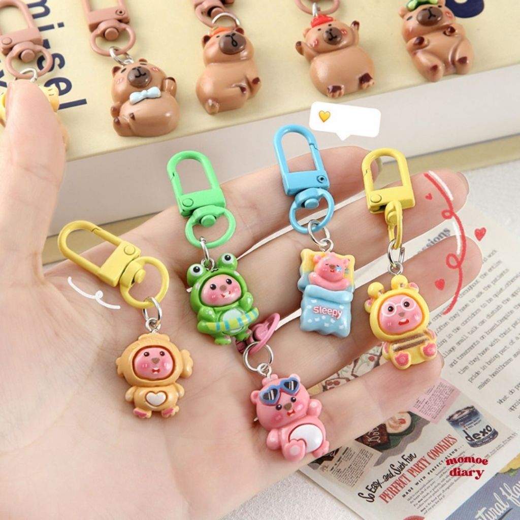 Mini Loopy Keychain Momoe Diary | Loopy Keychain | Gantungan Kunci Loopy | Ganci Loopy | Keychain Lu