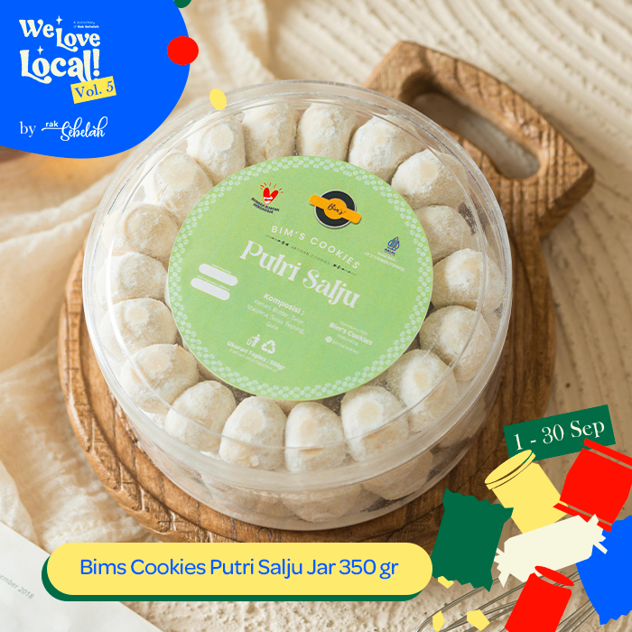 

Bims Cookies Putri Salju 350g - Kue Lebaran Kering | Camilan Manis | Halal | Rak Sebelah