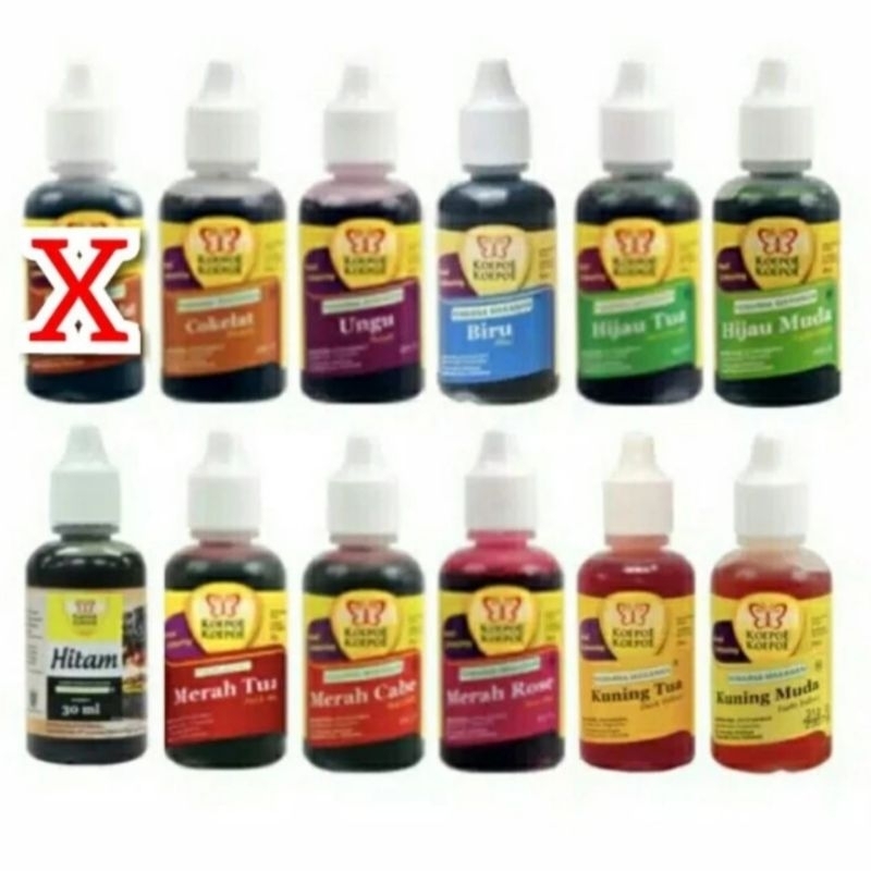 sepuhan cair pewarna makanan 30ml