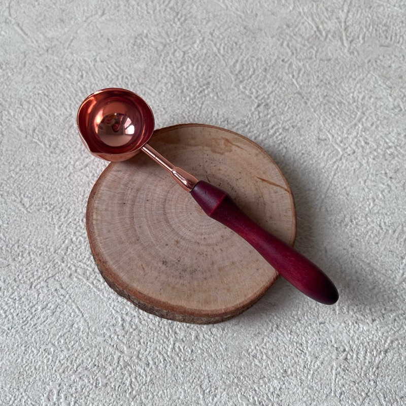 

HJK sendok wax seal wax seal spoon dekorasi foto properti sendok kuningan