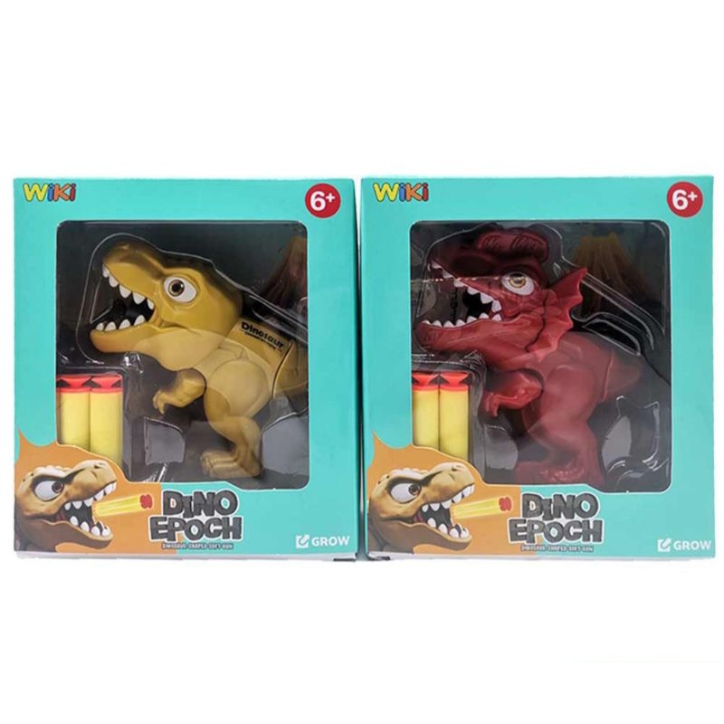 wiki dino epoch foam bullet gun mainan anak