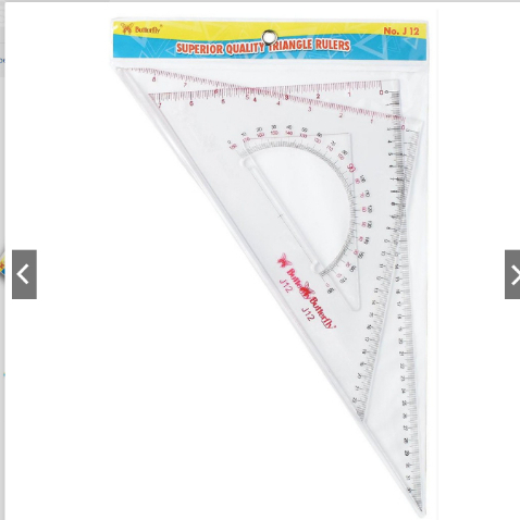 

penggaris segitiga isi 2 butterfly - J12 /TERLARIS/TERMURAH