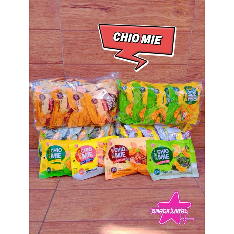 

Chio Mie Bite Size 1pack isi 10pcs - Chio Mie Snack Viral - Snack Murah