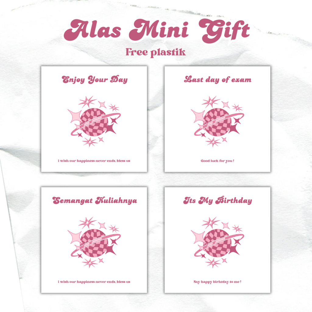 

VOL 1. FREE PLASTIK | Alas Kertas Mini Gift Snack | Alas Packing | Packaging