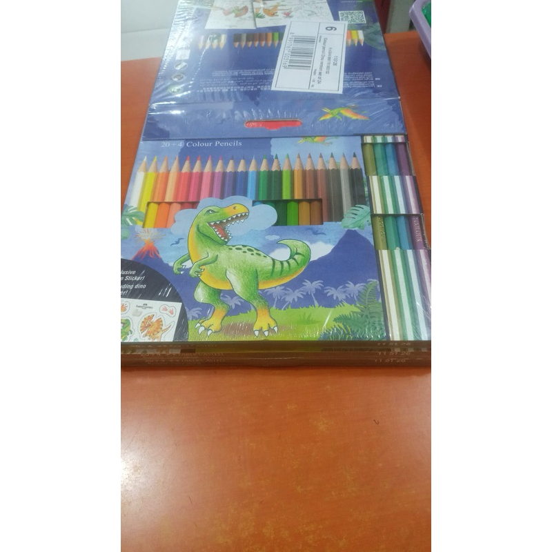 

Pensil Warna Faber Castell Dino 24 warna