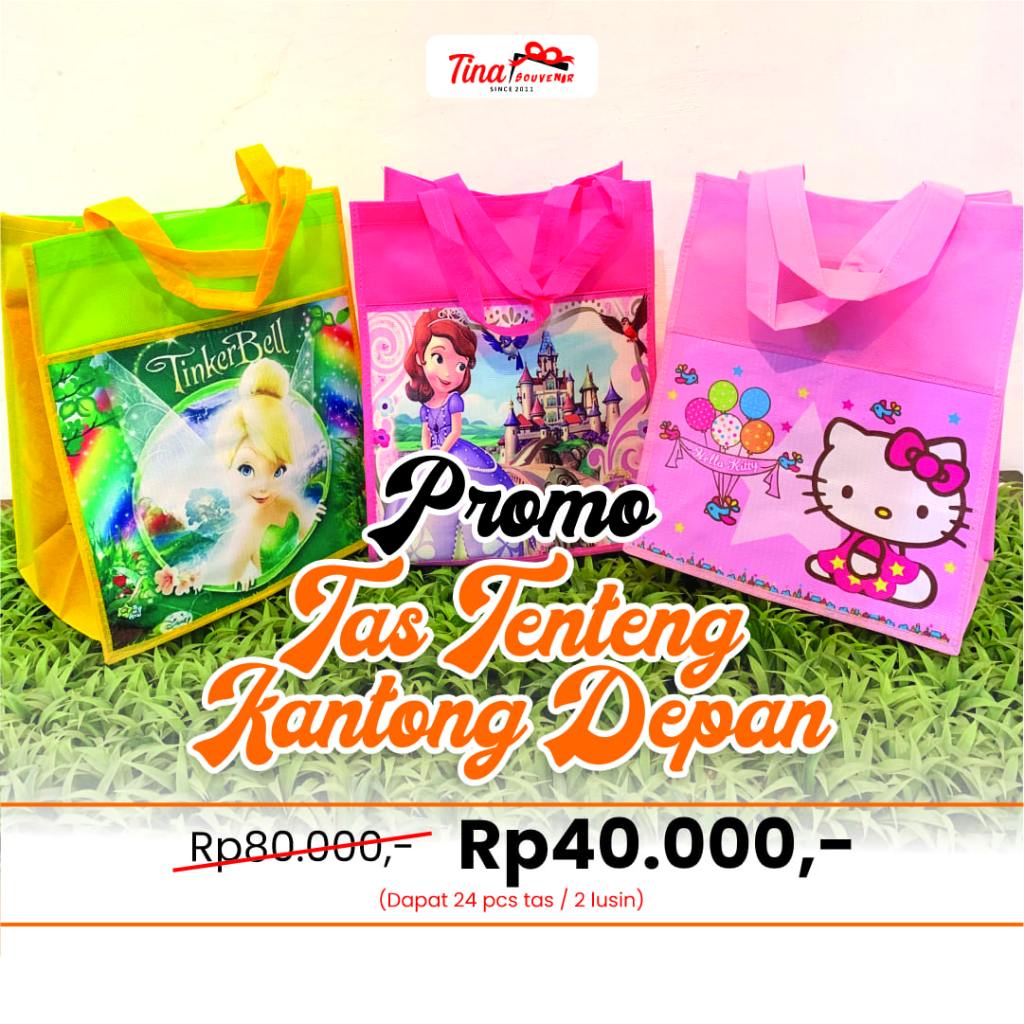 

TAS TENTENG KANTONG DEPAN HARGA PROMO ISI 24 PCS / 2 LUSIN