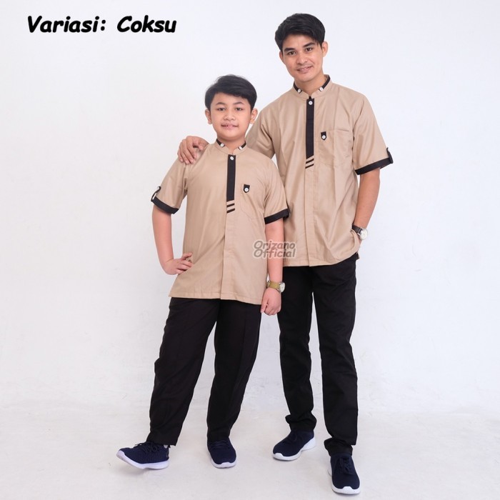 Koko Dewasa RAFFAPAPA Original ORIZANO || Koko Lengan Pendek JUMBO