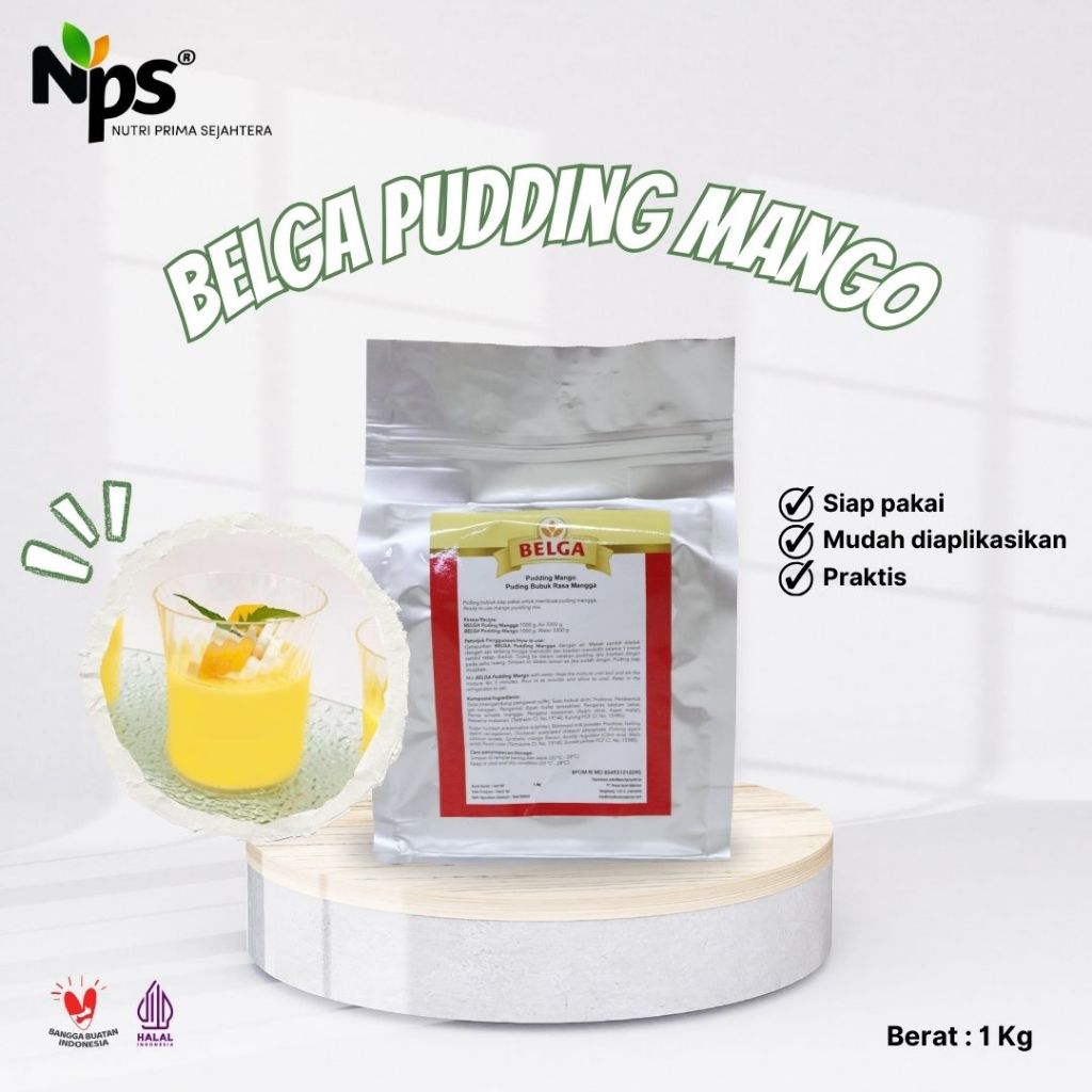 

BELGA Pudding Mango / Tepung Premix Pudding Mango