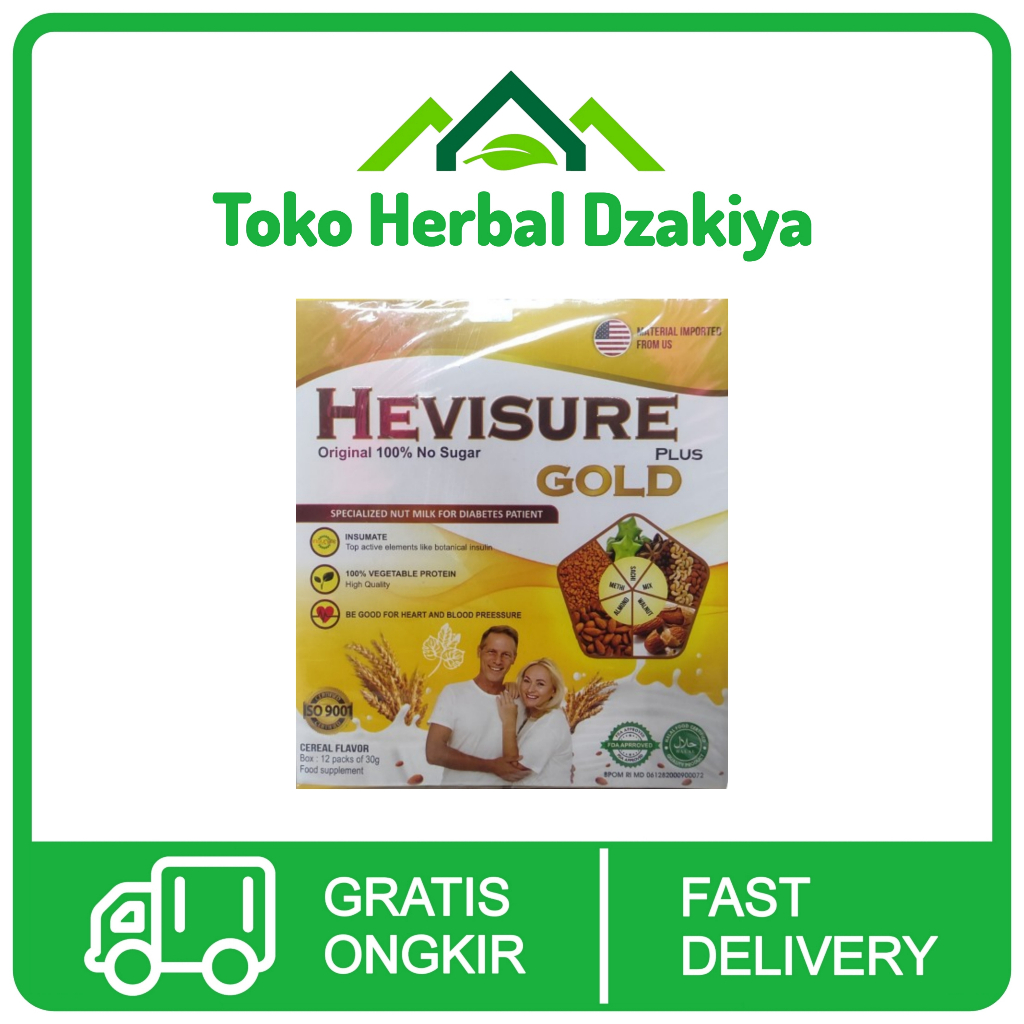 

Hevisure Gold Milk Susu Obat Diabetes Kencing Manis Original Asli