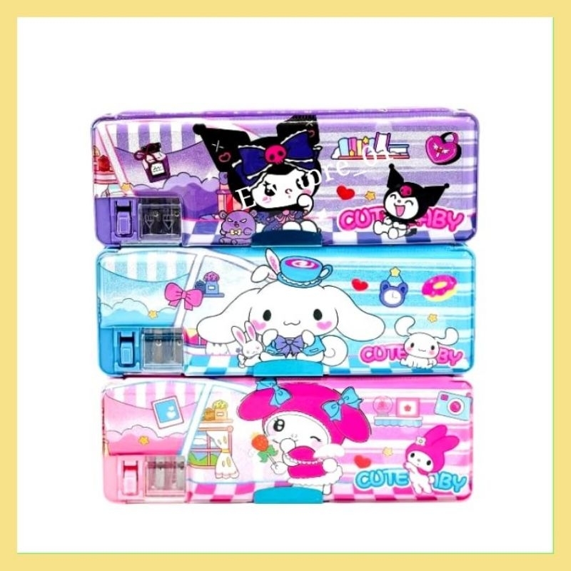 

Kotak Tempat Pensil MAGNET Anak Sanrio Kuromi My Melody Cinnamorol Bagus Lucu 2