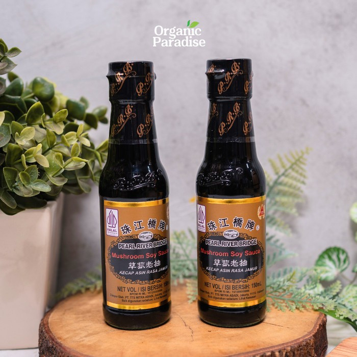 

Kecap Rasa Jamur Pearl River Bridge Mushroom Soy Sauce Botol 150ml