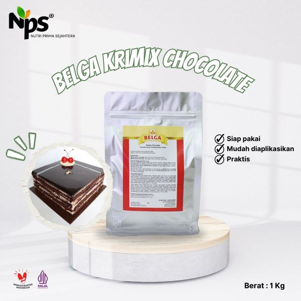 

BELGA Krimix Chocolate / Tepung Premix Krimix Chocolate