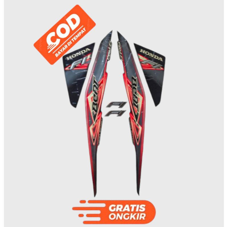 STIKER STRIPING HONDA BEAT FI 2013