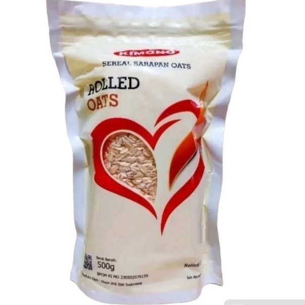 

Kimono Rolled oats sereal sarapan oats gandum 500gr fz