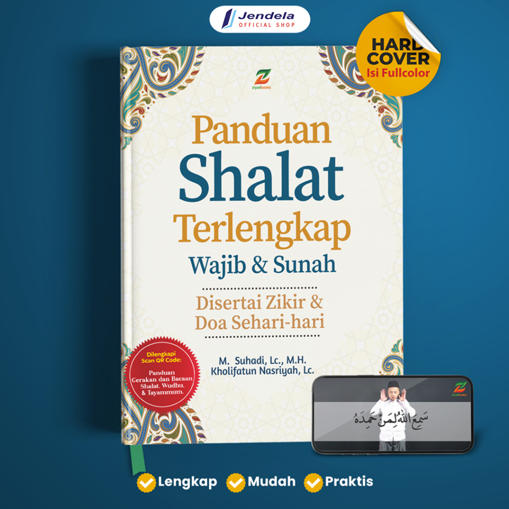 Buku Panduan Shalat Terlengkap Wajib dan Sunah Disertai Zikir & Doa Sehari-hari Buku Agama By Ziyadb