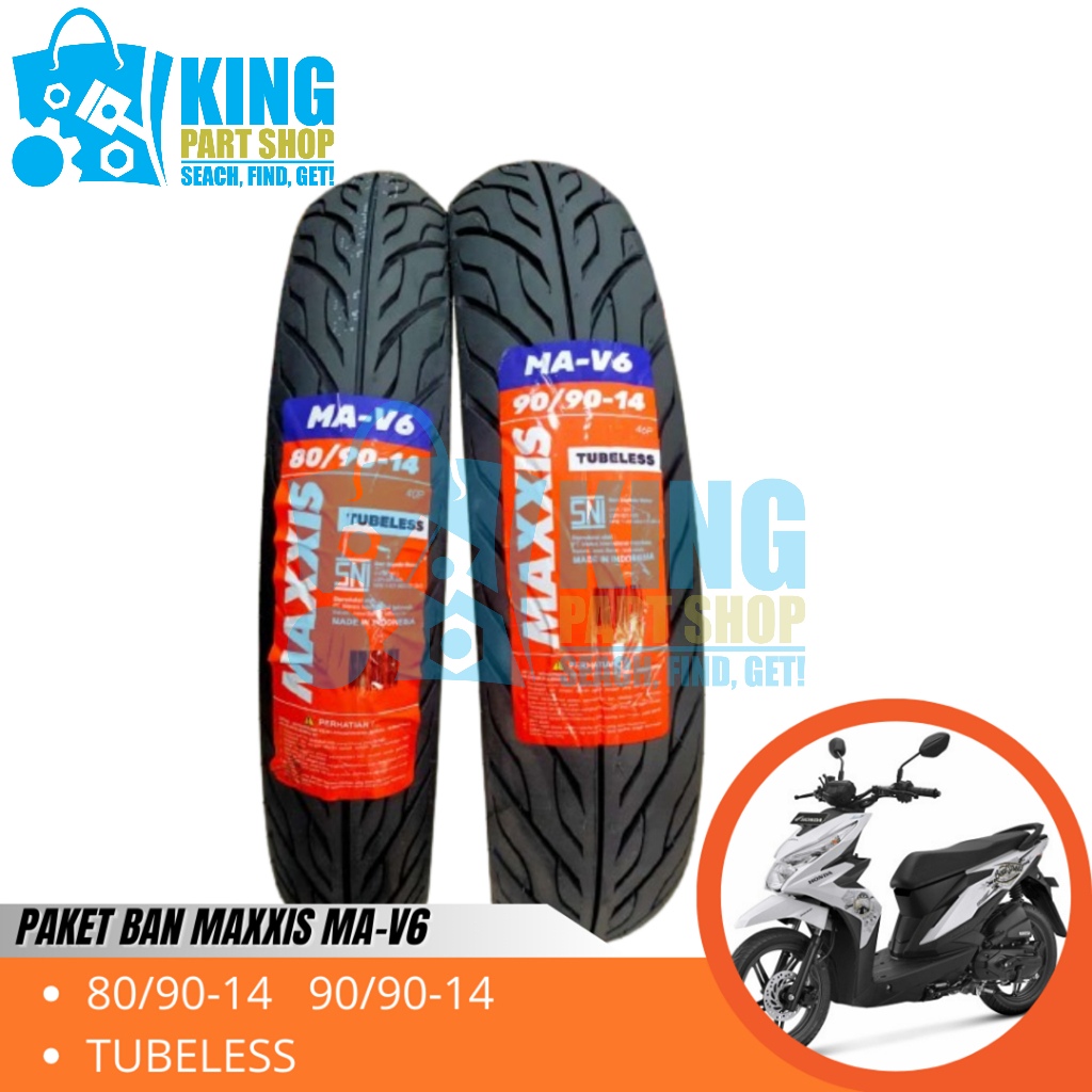 BAN TUBELESS RING 14 | BAN MAXXIS 14 MA-V6 TUBELESS