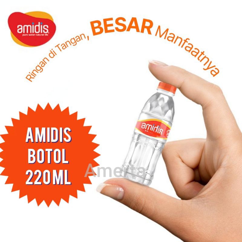 

AMIDIS BOTOL MINI 220 ML, 1 PACK ISI 24 PCS