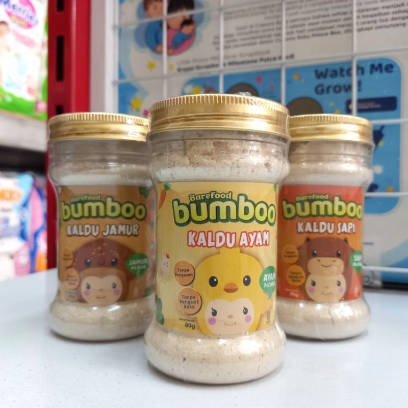 

BAREFOOD BUMBOO Kaldu Ayam Sapi Jamur 80gr | Kaldu Anak MPASI no MSG