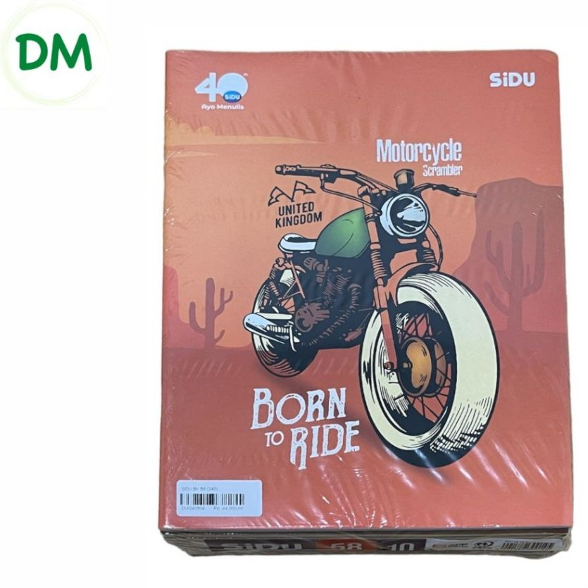 

ECER Buku Tulis SIDU 58 lembar Polos (1pcs)