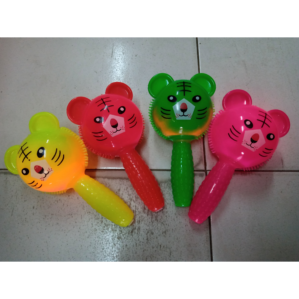 Mainan Anak Rubber Stick Haha Stick citcit Led