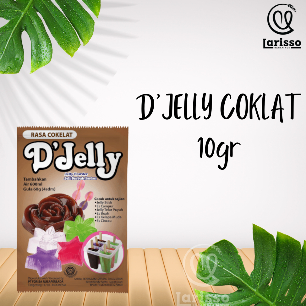 

D'JELLY JELLY POWDER RASA COKLAT 12GR