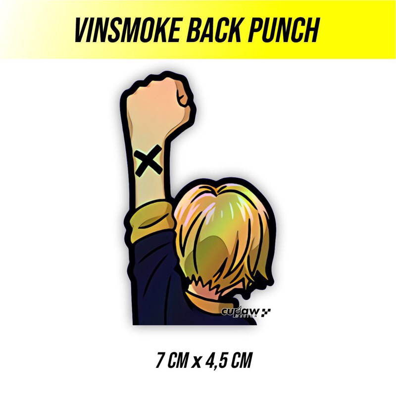 

Stiker Hologram Vinsmoke Sanji One piece