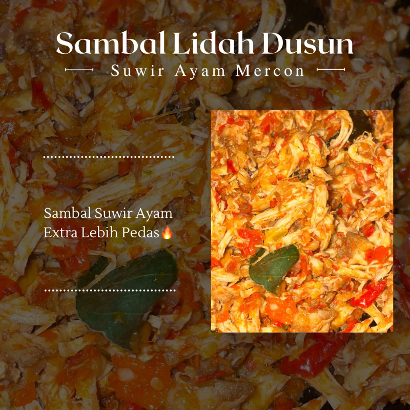 

Sambal Suwir Ayam Mercon