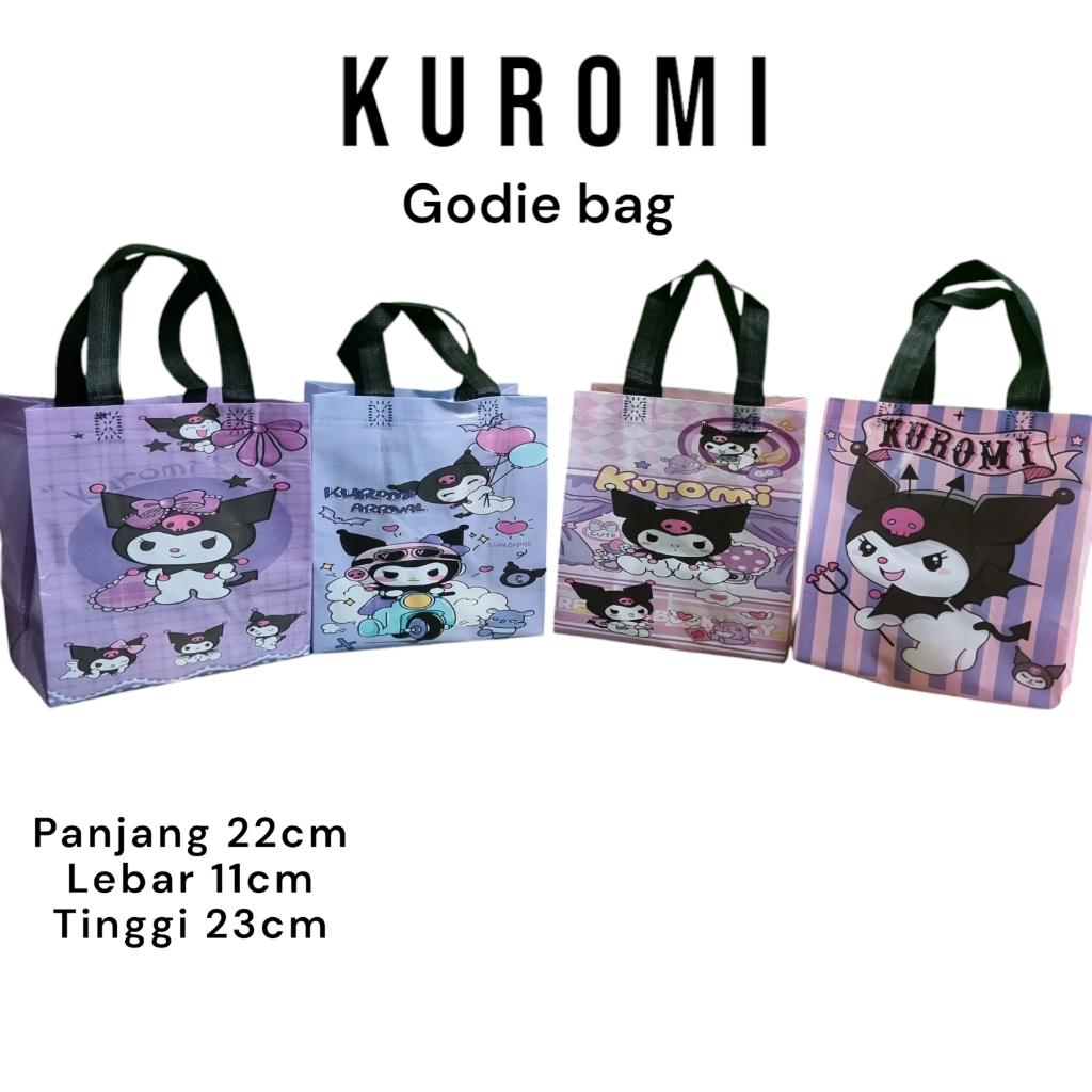 

Goodie bag kuromi / Tas ulang tahun kuromi