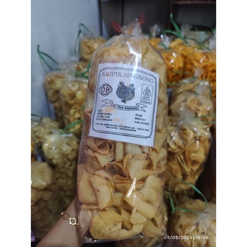 

keripik singkong 500g rasa barbekyu enak dan renyah