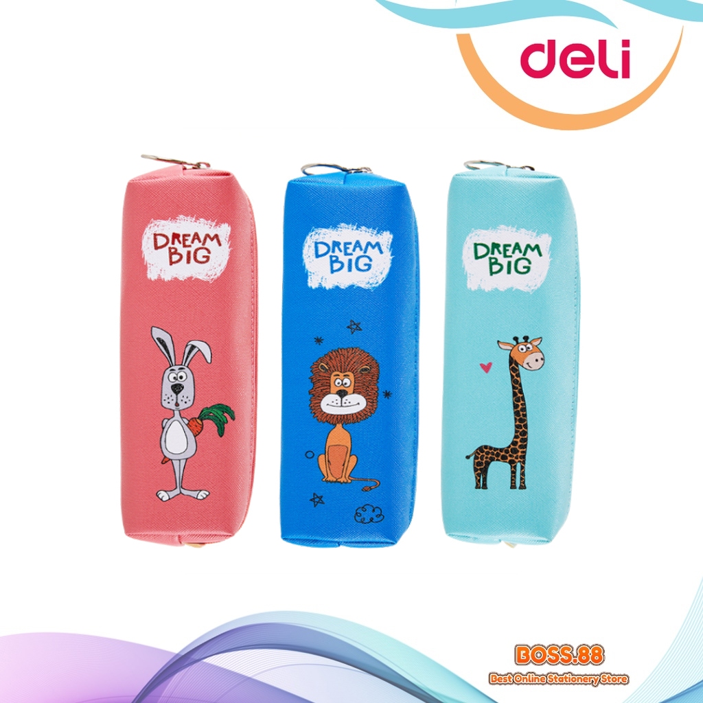 

PENCIL CASE / TEMPAT PENSIL RIT DELI H-900 (1 PCS)