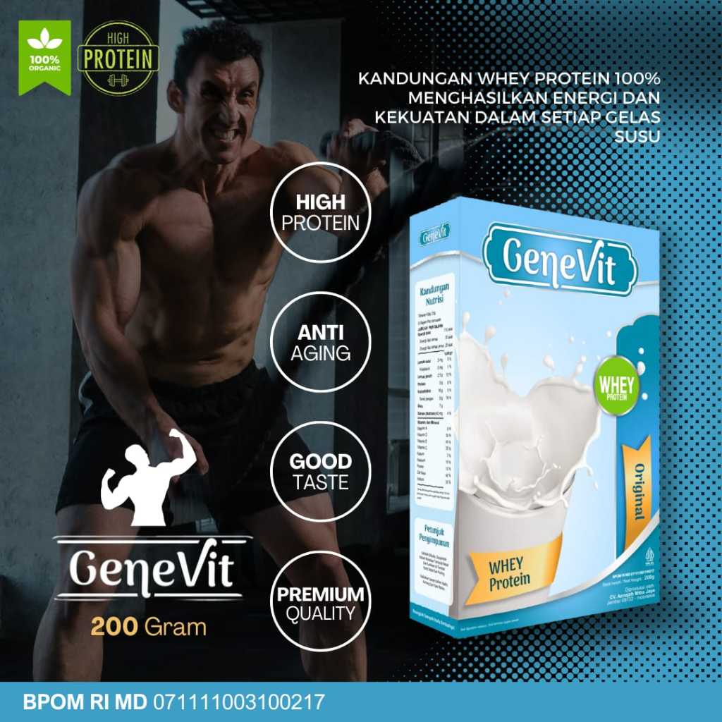 whey protein genevit susu fitnes susu kesehatan kebugaran