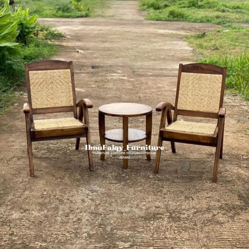 Kursi Teras Jangki Jadul Jati Jepara, Kursi Teras Jadul Jati