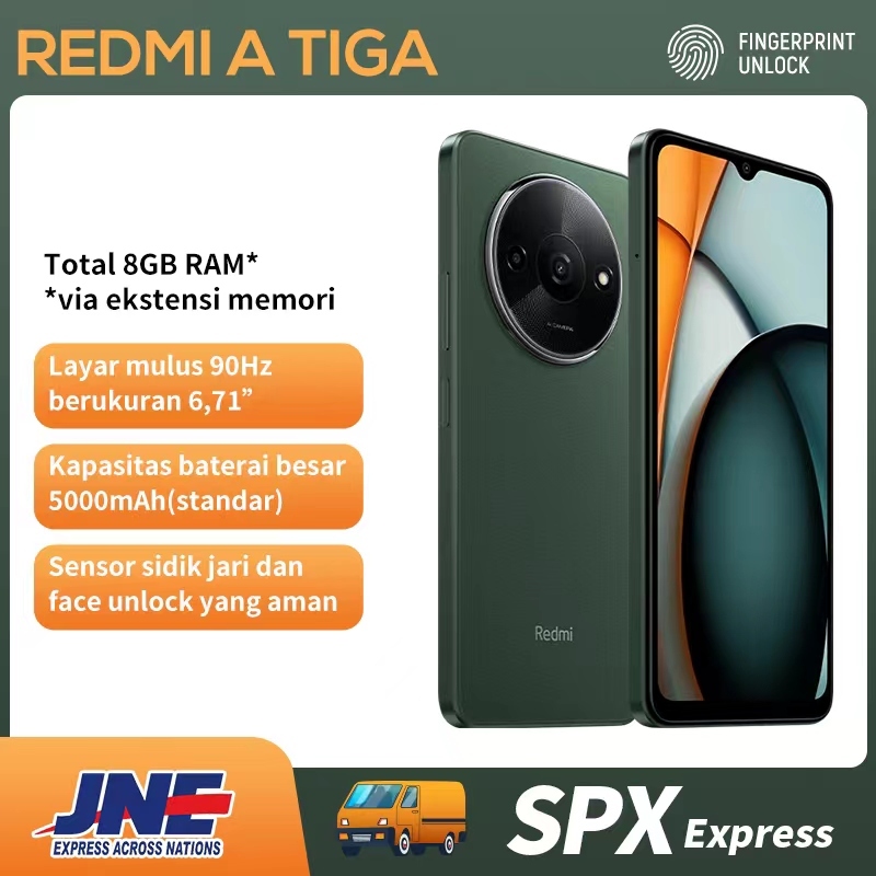 HP 100%ORI Redmi A3 SMART PHONE RAM 8GB/256GB  GARANSI TOKO 1 TAHUN REDMI A3