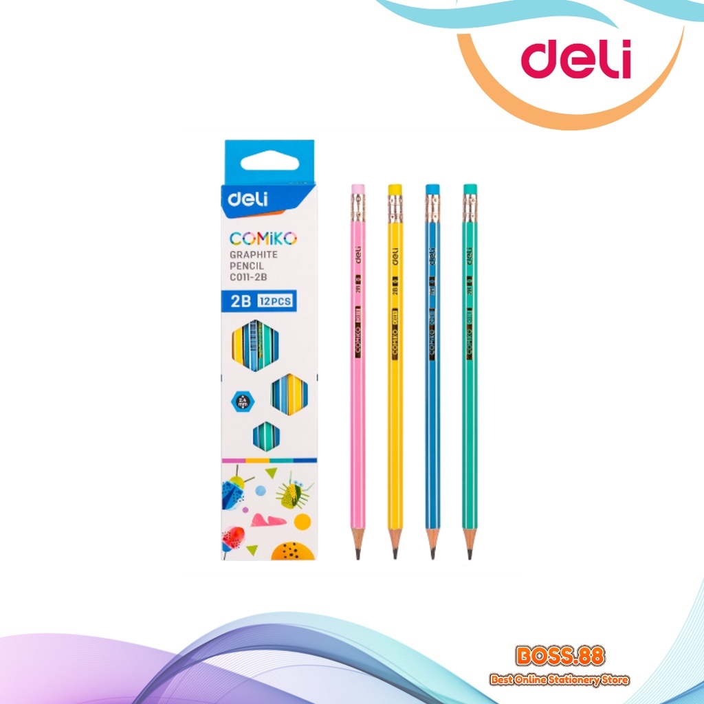 

PENCIL / PENSIL 2B DELI EC-011 (12 PCS)