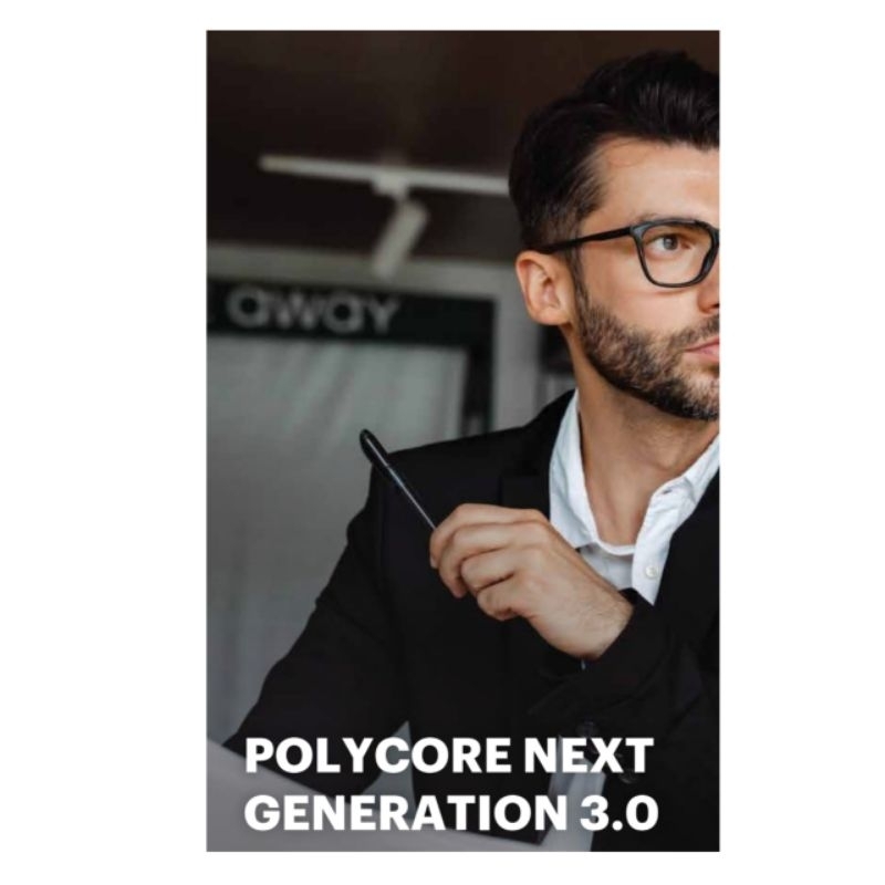 Lensa Kacamata Progresif Polycore Polysoft Clear high Indek 1.74 super Thin Xtragard Anti-glare