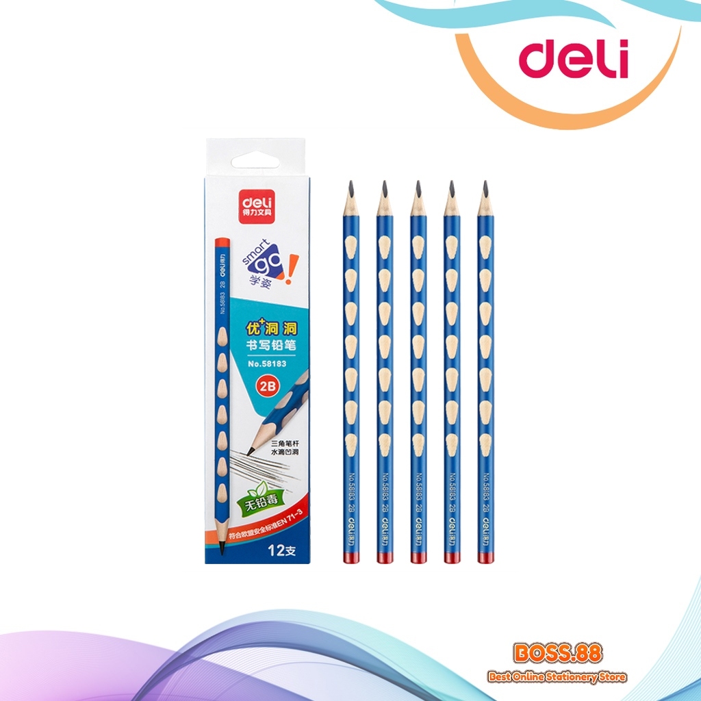 

PENCIL / PENSIL 2B DELI 58183 (12 PCS)