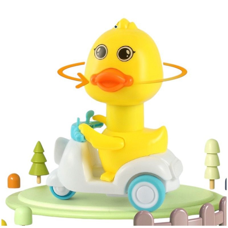 Mainan Anak TOYS BEBEK MOTOR VESPA Bebek Berjalan Bebek Motor Diecast Jalan Tekan Motor Jalan Bebek