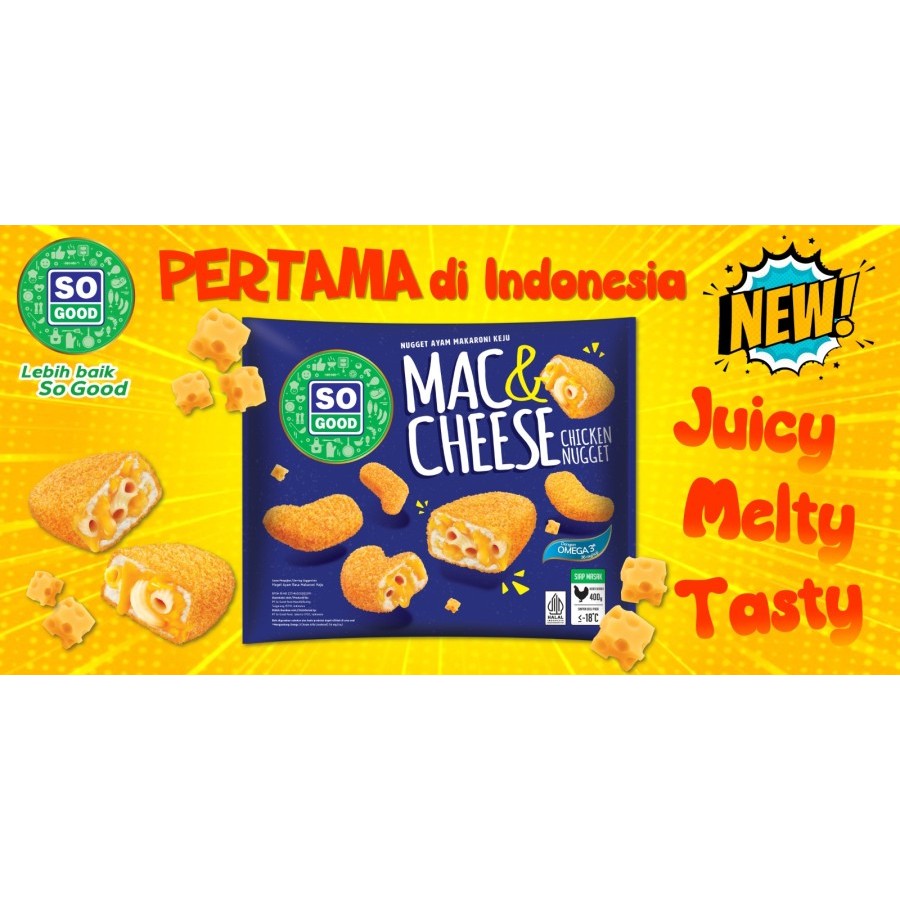 

So Good Chicken Nugget MAC & CHEESE 400 Gr