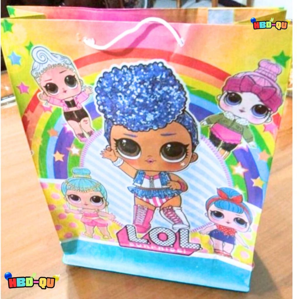 

TAS BINGKISAN ULANG TAHUN UK [KECIL / SEDANG] ISI [10PCS] / PAPERBAG / TAS ULANG TAHUN / BERMACAM MOTIF KARAKTER ANAK
