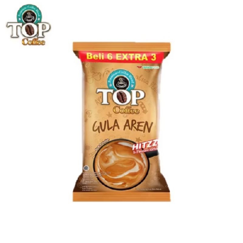 

Top Coffee Kopi Instan Gula Aren 1 Renteng ISI 15 X 22 gr