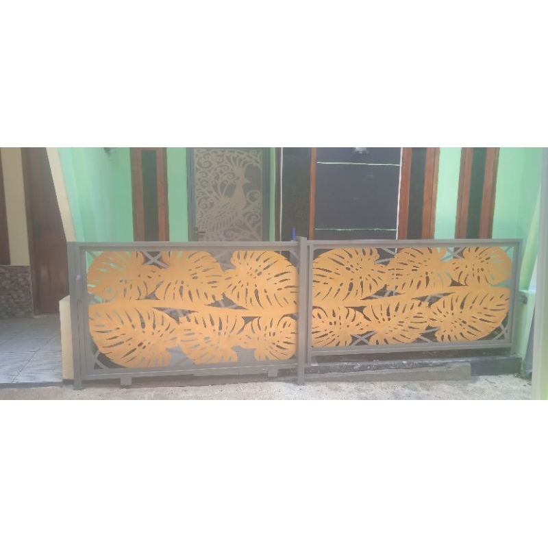 pagar minimalis cutting laser