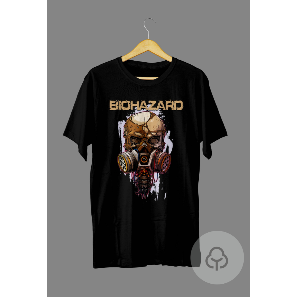 T-Shirt BIOHAZARD Kaos Musik Kaos Band BOOTLEG