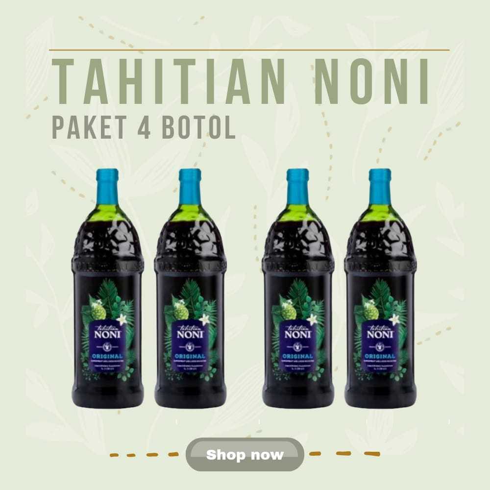 

Juice Tahitian Noni Morinda Paket 4 Botol | Sari Buah Mengkudu Original Membantu Menjada Daya Tahan Tubuh | Jus Noni