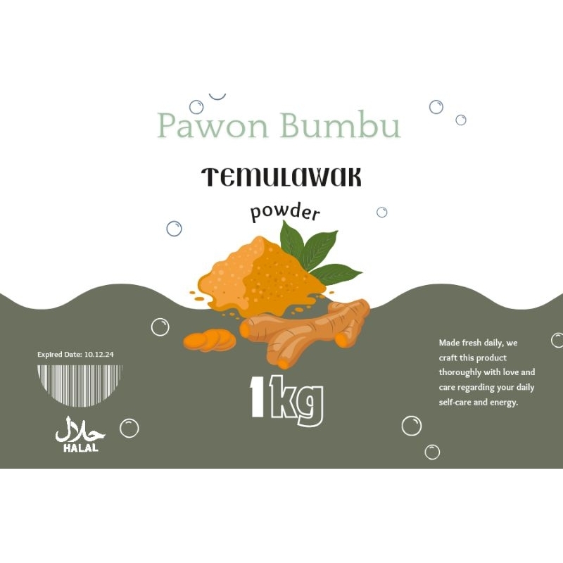 

temulawak powder / bubuk