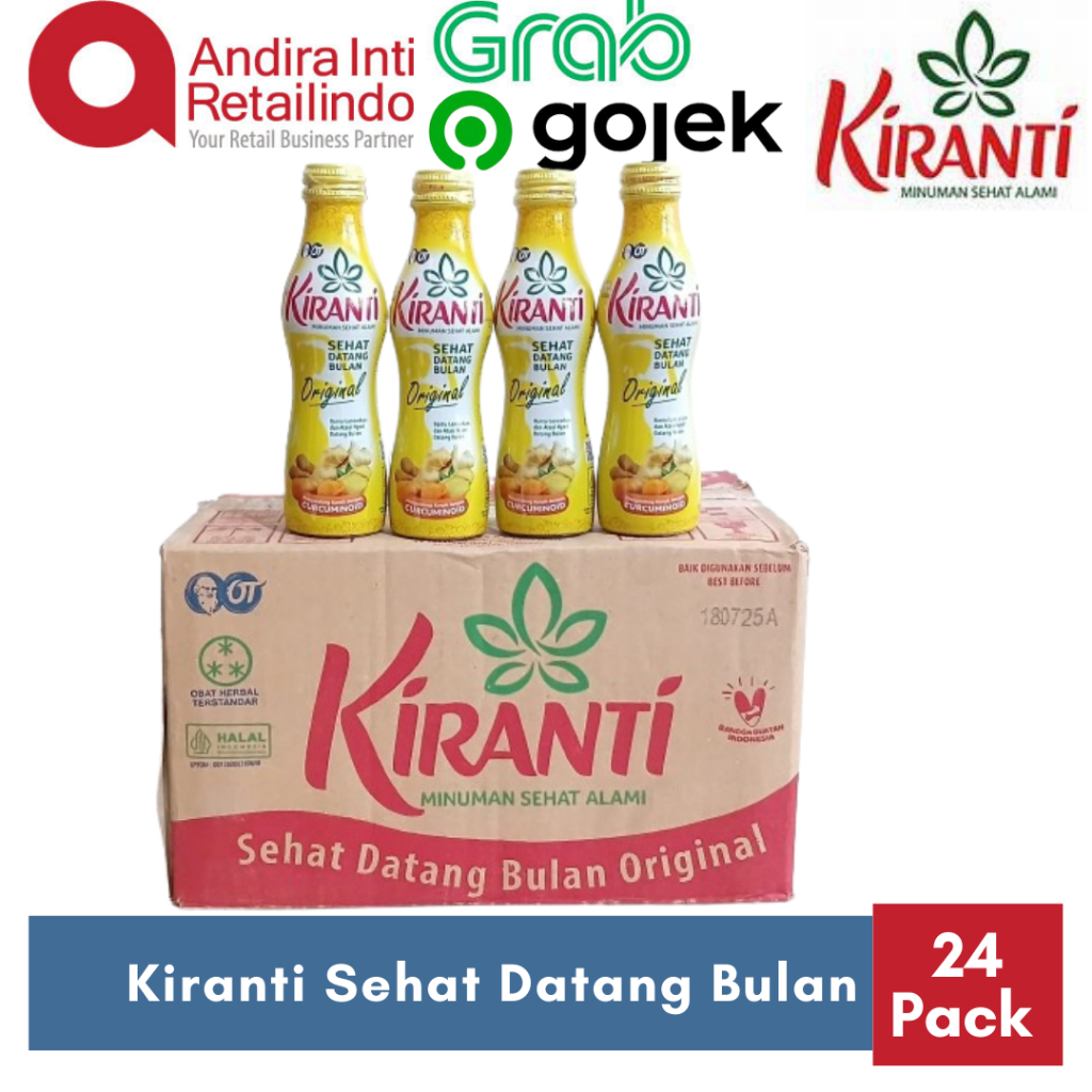 

Kiranti Sehat Datang Bulan Original 150ml x 24pcs Kartonan - Instan Only ( ED OKTOBER 2025)