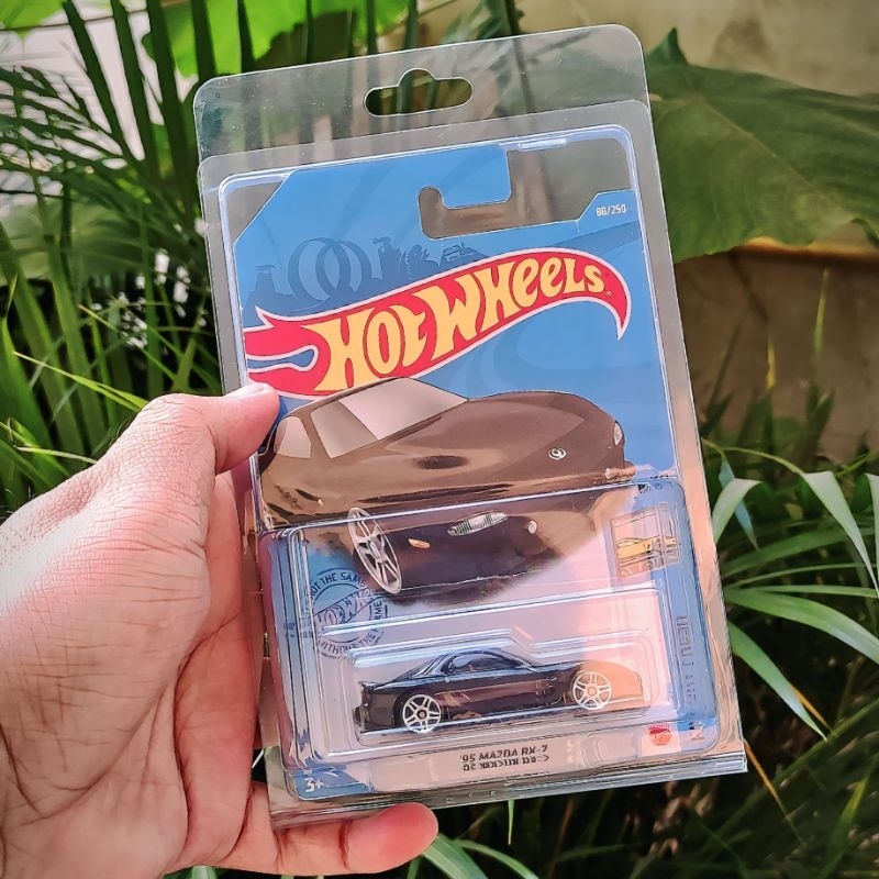 Hot Wheels 95 Mazda RX-7 Black (with Protektor)