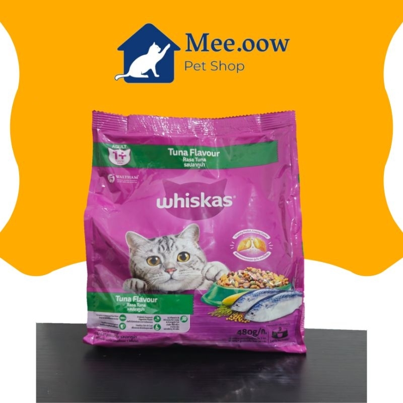 WHISKAS TUNA ADULT 480GR