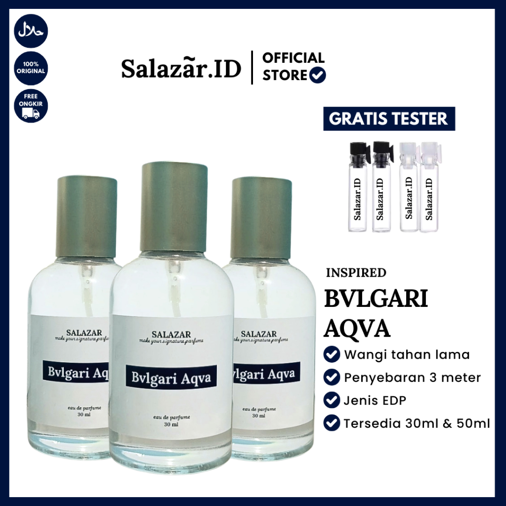 PARFUM COWOK BVLGARI AQVA EDP PREMIUM QUALITY ORIGINAL